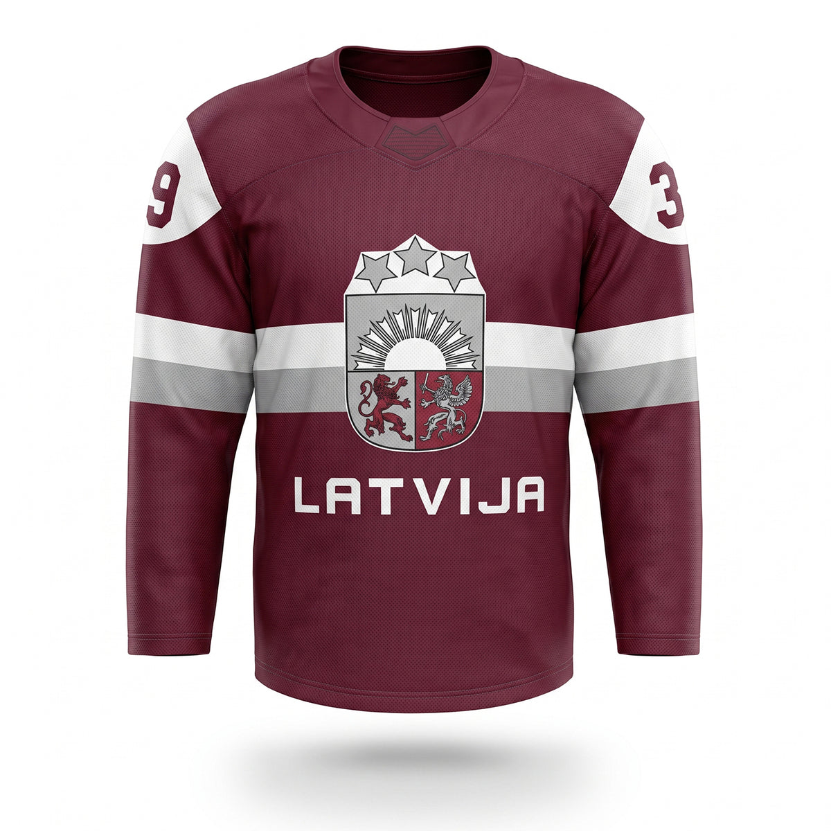 Latvia Hockey Jersey Dark 2025