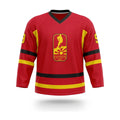 North Macedonia hockey jersey red