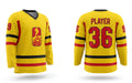 North Macedonia hockey jersey yellow