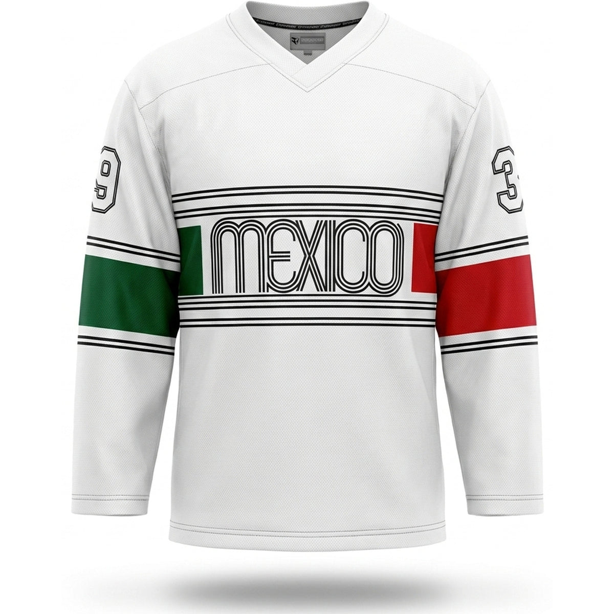 Mexico hockey jersey white