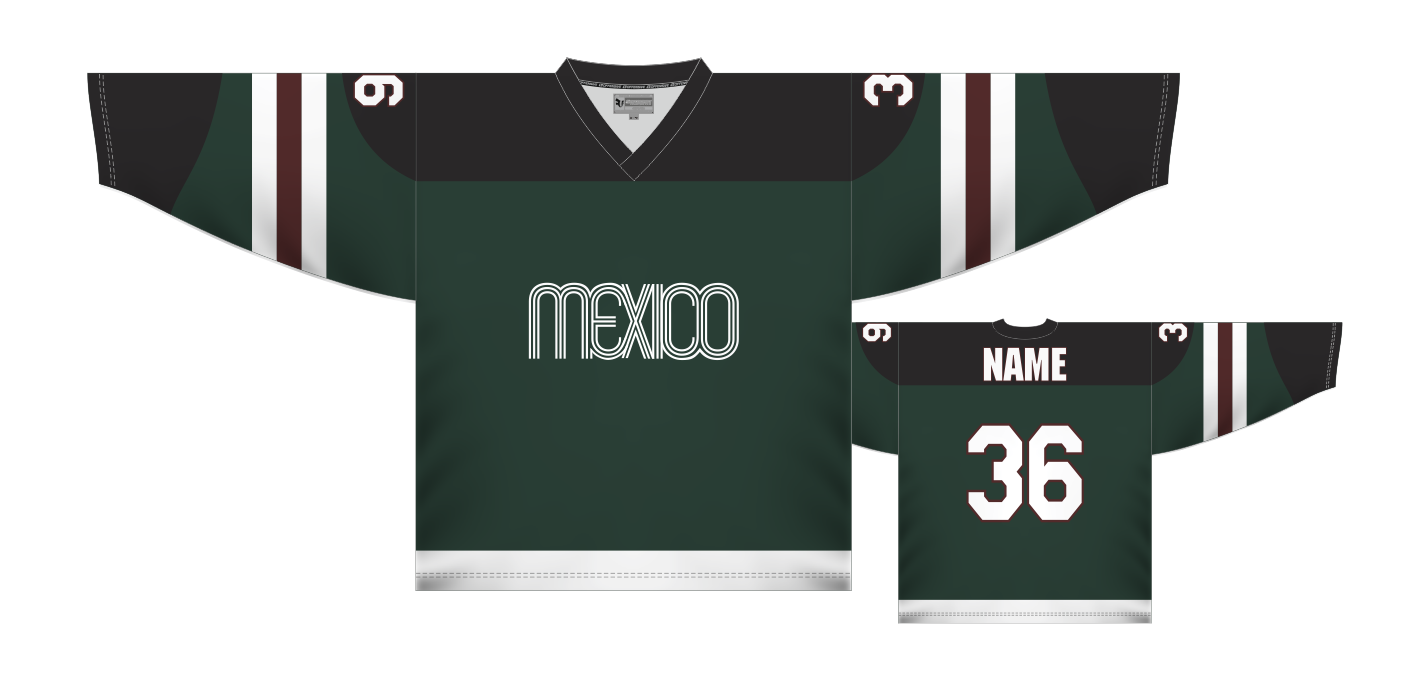 Mexico hockey jersey green - alternate
