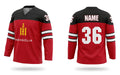 Mongolia hockey jersey red