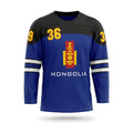 Mongolia hockey jersey blue