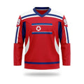 North Korea hockey jersey red