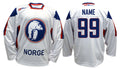 Norway hockey jersey white