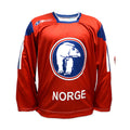 Norway hockey jersey red
