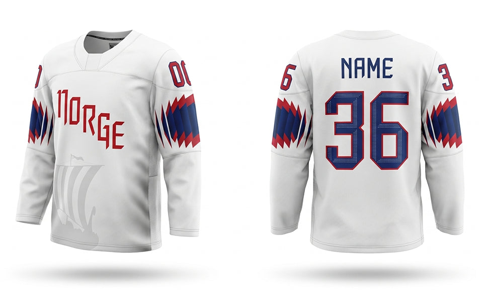 Norway hockey jersey white 2018