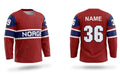 Norway hockey jersey red 2022