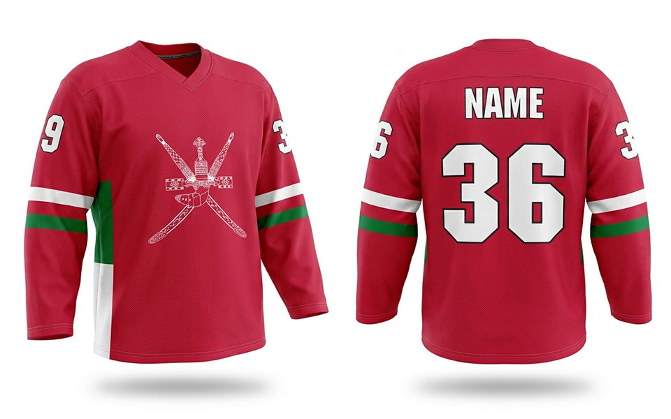 Oman ?????? Hockey Jersey red