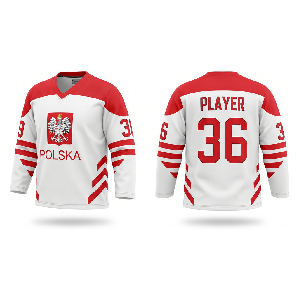Poland hockey jersey white 2019