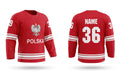 Poland hockey jersey red 2025