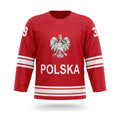 Poland hockey jersey red 2025