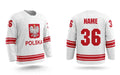 Poland hockey jersey white 2025