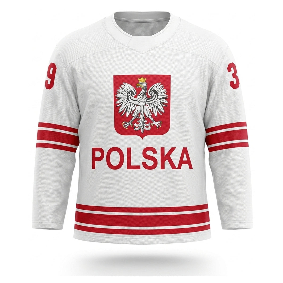 Poland hockey jersey white 2025