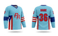 Puerto Rico hockey jersey blue