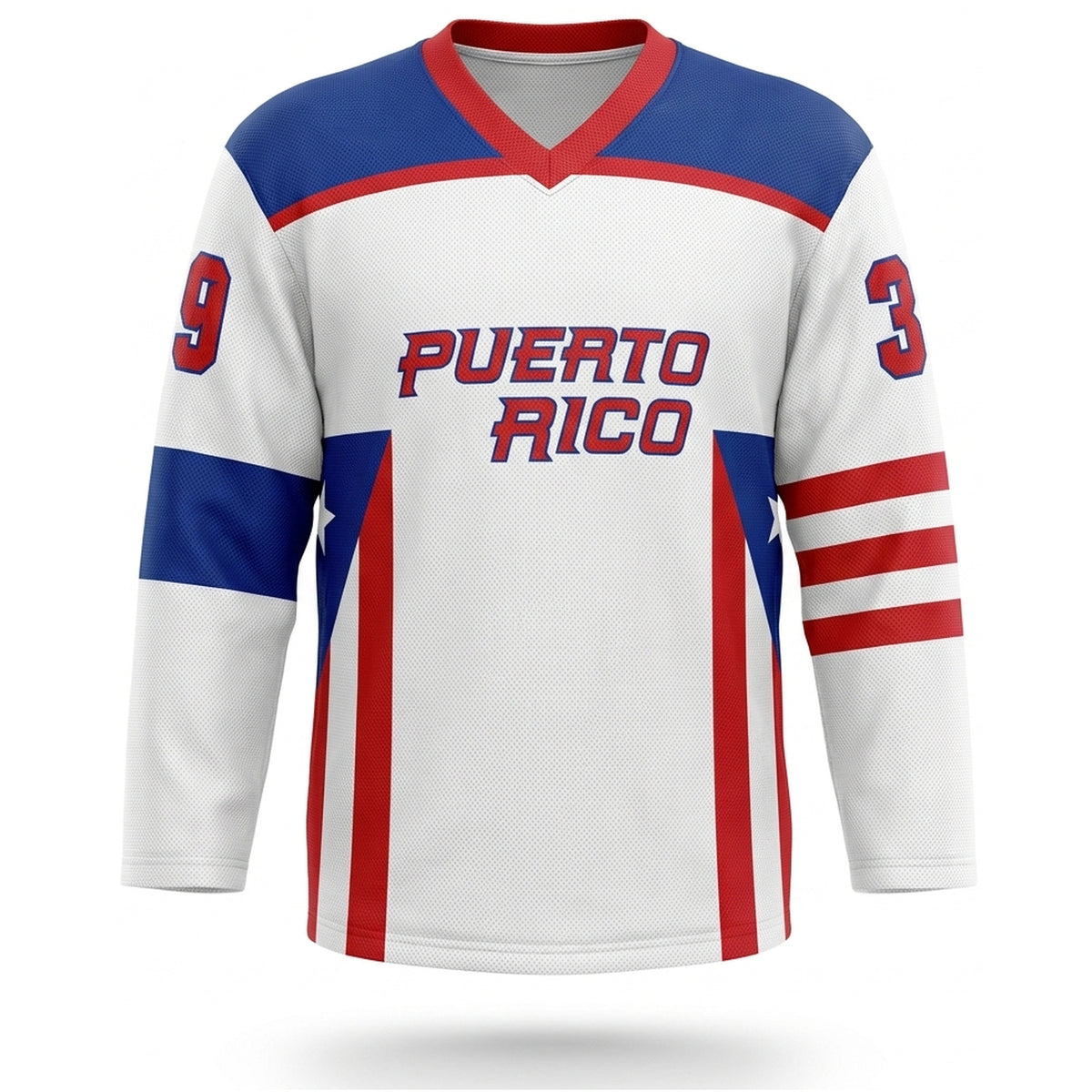 Puerto Rico hockey jersey white