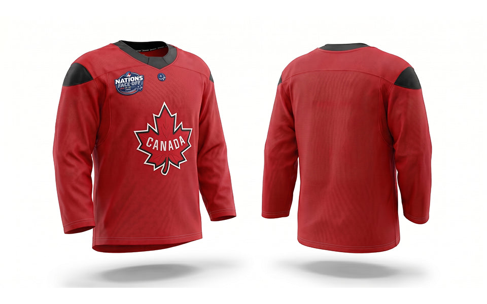 Canada hockey red practice jersey 4 nations cup