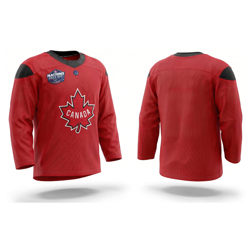 Canada hockey red practice jersey 2025
