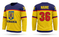 Romania hockey jersey yellow