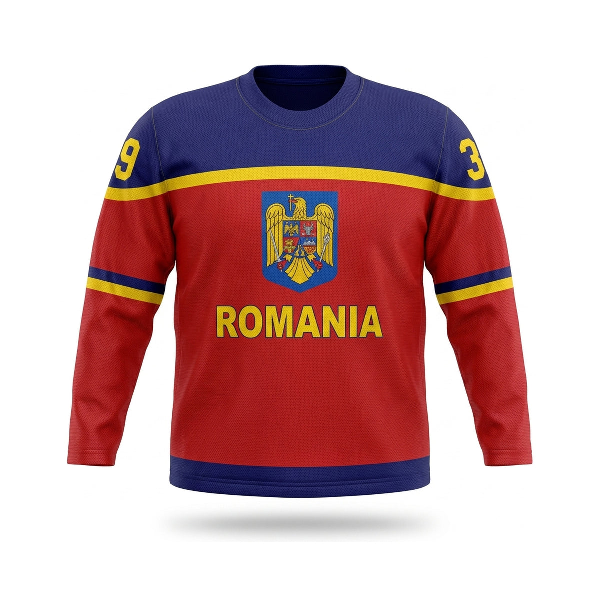 Romania hockey jersey red