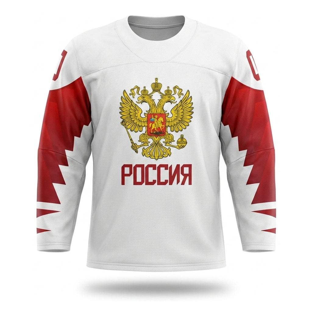 Russia hockey jersey white 2019
