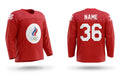 Russia hockey jersey red 2022