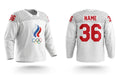 Russia hockey jersey white 2022