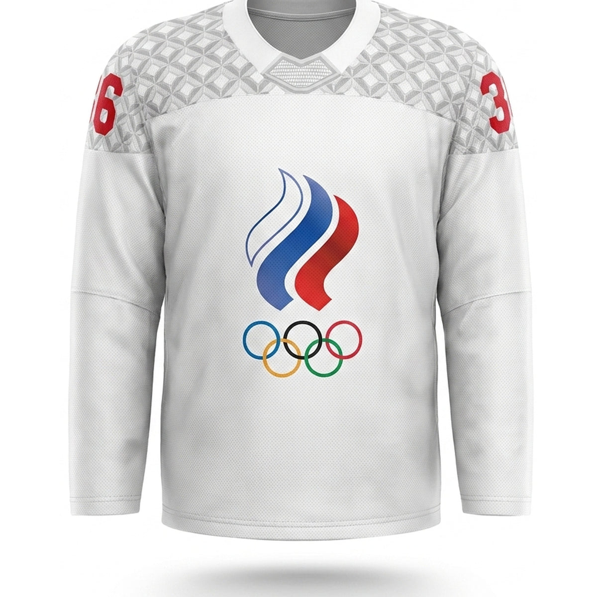 Russia hockey jersey white 2022