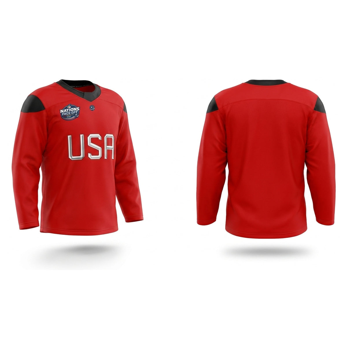 USA hockey red practice jersey 2025