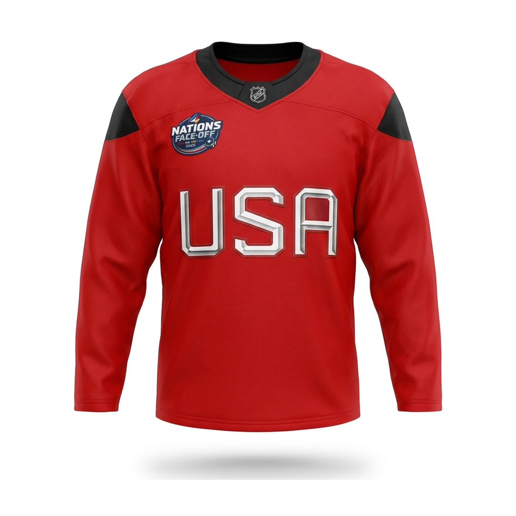 USA hockey red practice jersey 2025