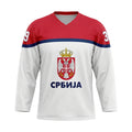 Serbia Hockey Jersey White