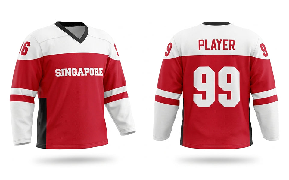 Singapore Hockey Jersey Red