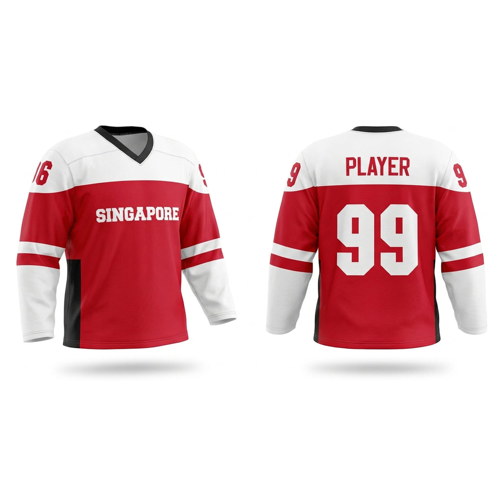 Singapore Hockey Jersey Red