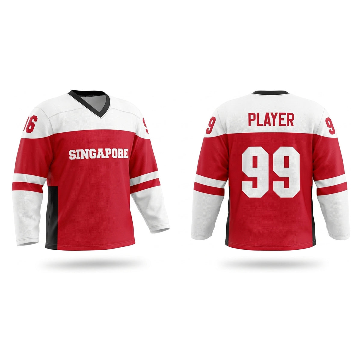 Singapore Hockey Jersey Red