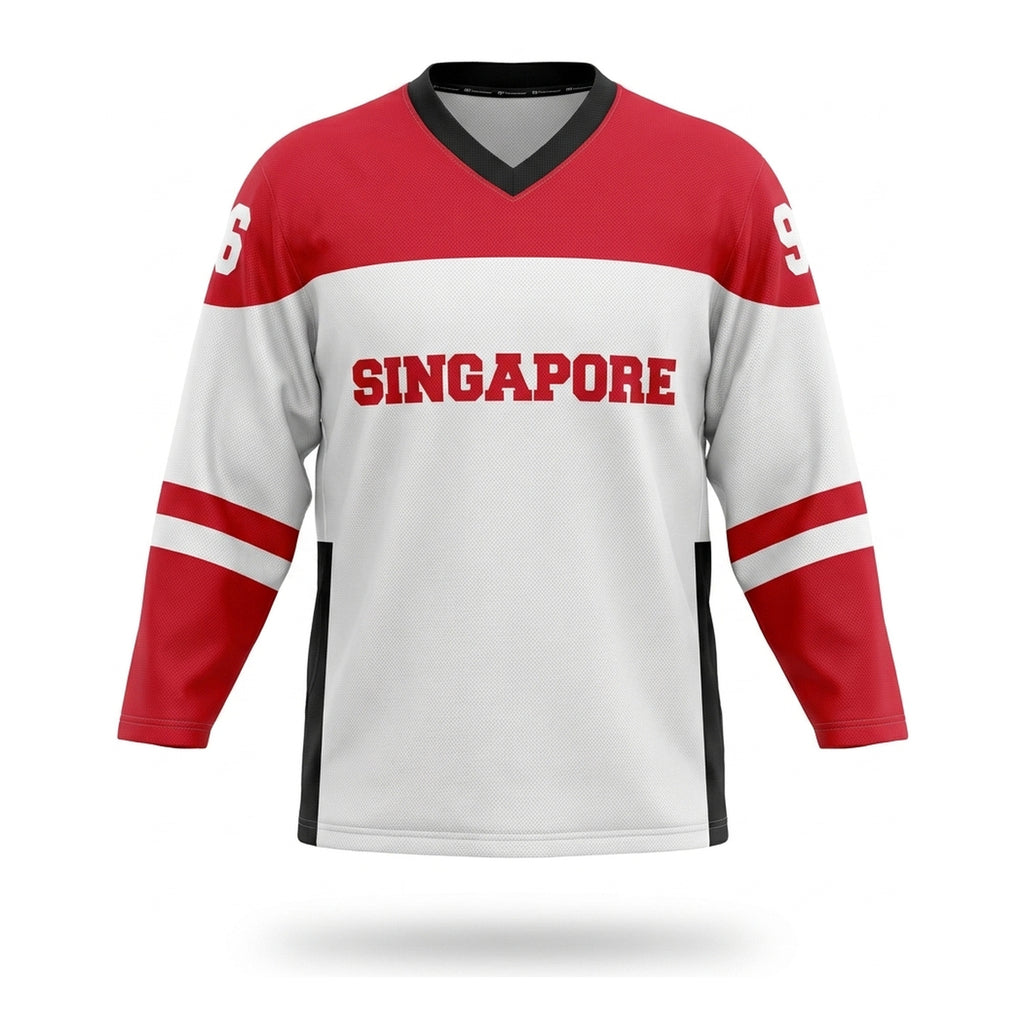 Singapore Hockey Jersey White