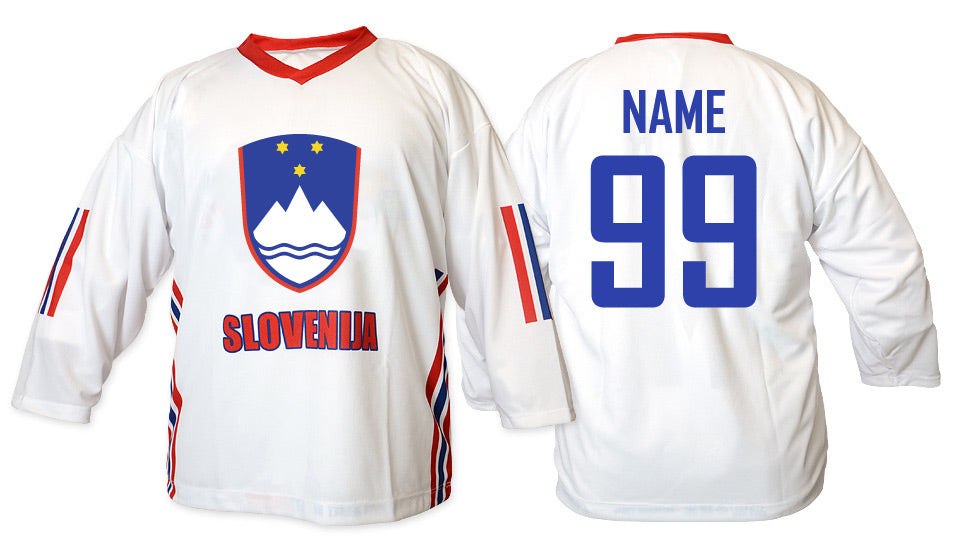 Slovenia hockey jersey white