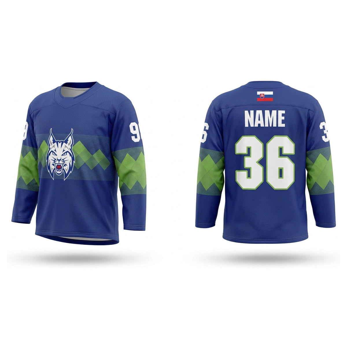 Slovenia hockey jersey blue 2025