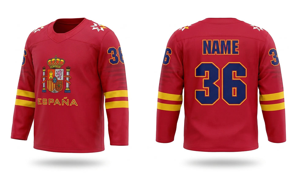 Spain hockey jersey Red