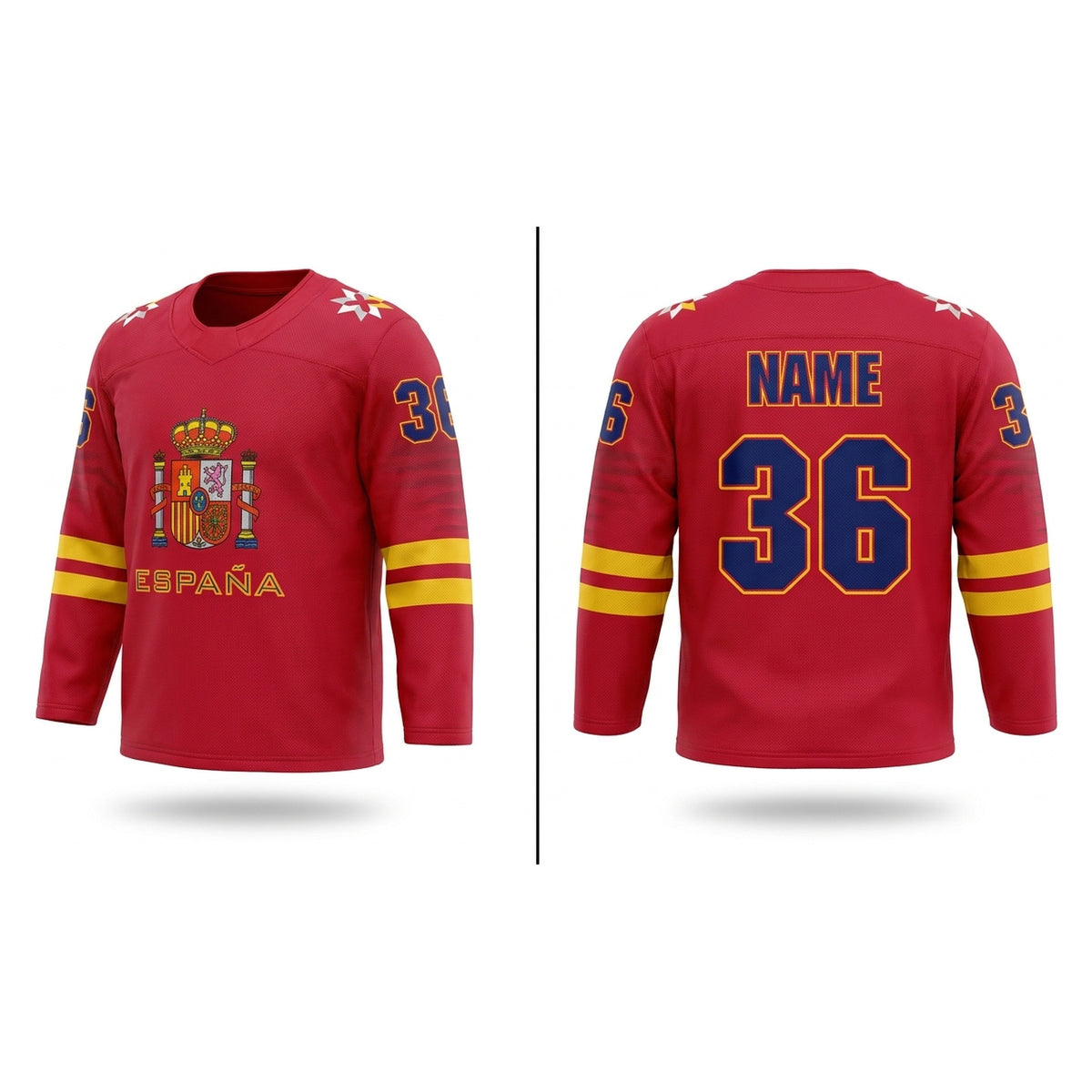 Spain hockey jersey Red