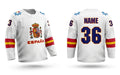 Spain hockey jersey White