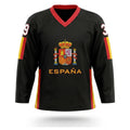 Spain hockey jersey Black