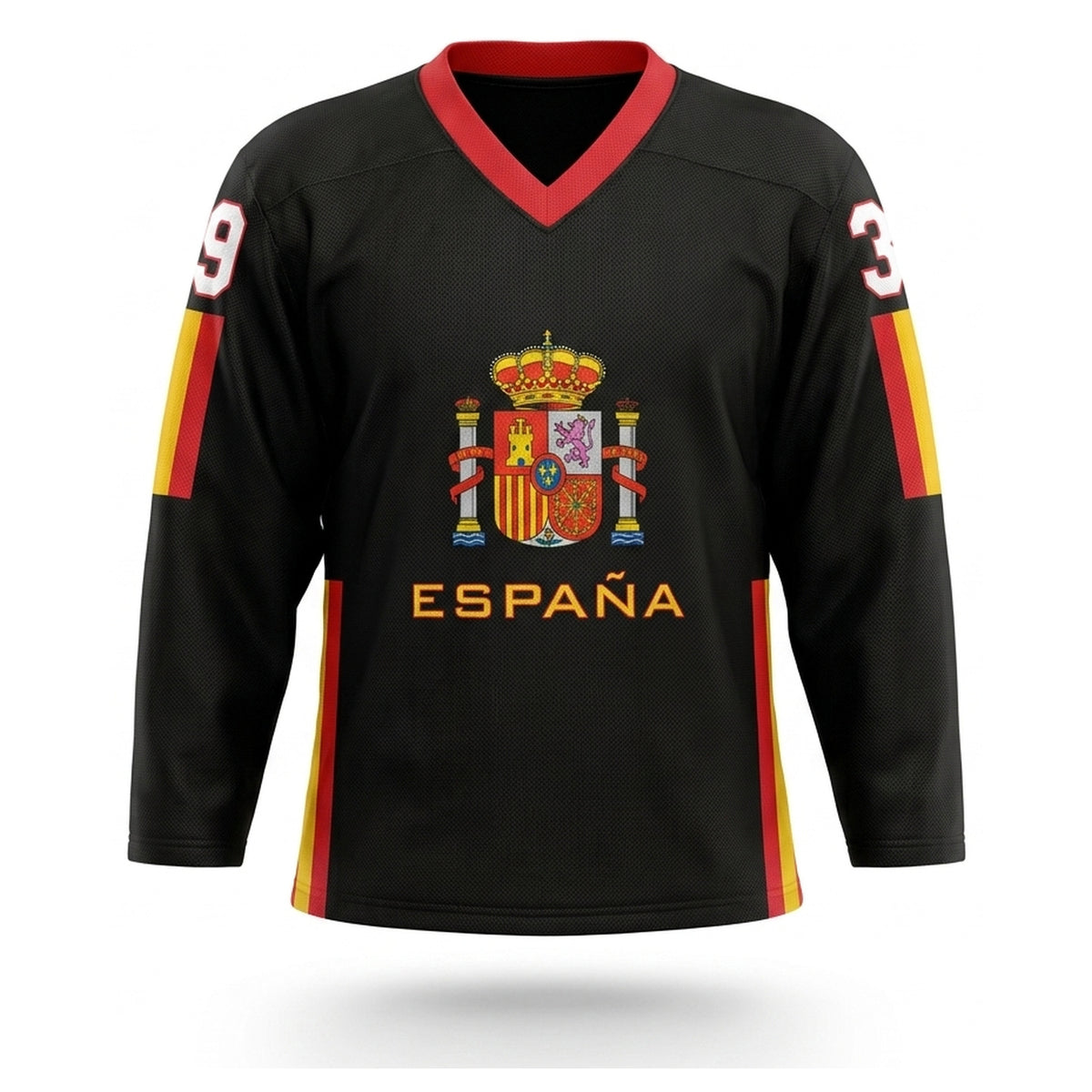 Spain hockey jersey Black