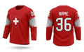 Switzerland hockey jersey red 2019