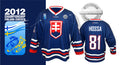 Slovakia hockey jersey wih logo WC 2012 blue