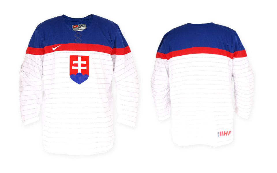 Slovakia white Olympic jersey NIKE 2014