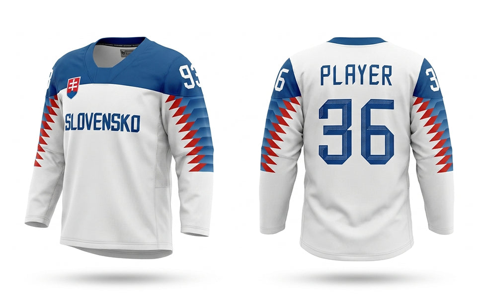 Slovakia white olympic jersey 2018