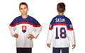 Slovakia junior white Olympic jersey 2014 Replica