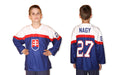Slovakia junior blue Olympic jersey 2014 Replica