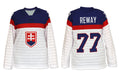 Slovakia woman white Olympic jersey 2014 Replica