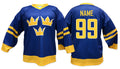 Sweden hockey jersey blue